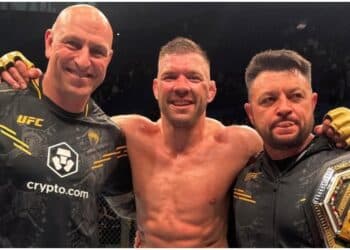 Dricus du Plessis med UDDA "träningspartner" inför UFC 312
