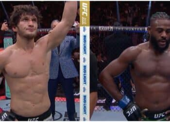 Movsar Evloev BESEGRAR Aljamain Sterling via domslut