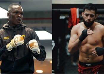 Israel Adesanya inför matchen mot Imavov på UFC Saudi - MMAnytt - 1000x547