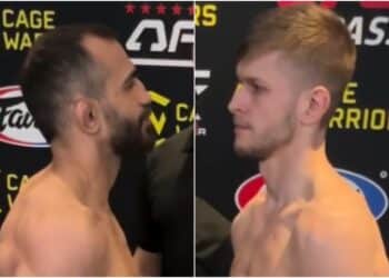 David Jacobsson och Matt Camilleri i staredown inför CW 184!