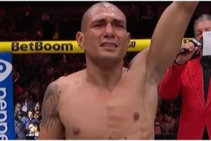 Edgar Chairez känslosam efter segern på UFC Mexico