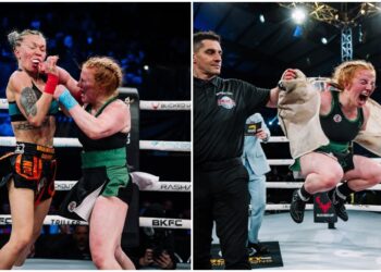 Sineadh Ni Nuallain besegrar Mathilda Wilson på sin BKFC-debut