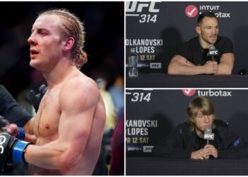 Paddy Pimblett och Michael Chandler