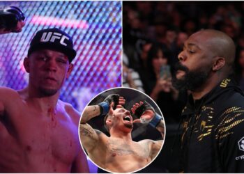 Aspinall far vanta Jon Jones gor rysk tv med Nate Diaz