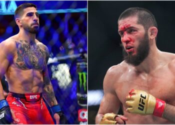 Ilia Topuria rasar Makhachev är inte äkta – UFC-konflikten växer