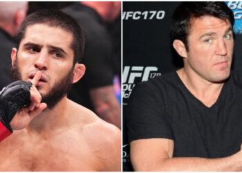 Islam Makhachev och Chael Sonnen i BRÅK på X: "SITT NER"