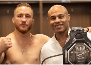 Justin Gaethje och Ali Abdelaziz