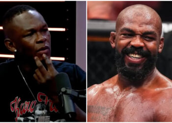 Israel Adesanya och Jon Jones