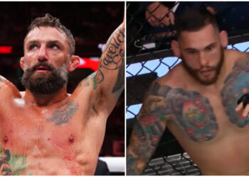 MÄRKLIG situation på UFC Atlanta - Bellato FILMAR?!