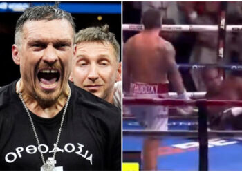 Oleksandr Usyk SÄNKER Dubois med TUNG VÄNSTER!