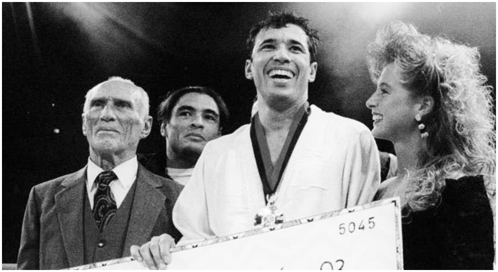Royce Gracie blev den första mästaren någonsin i UFC.