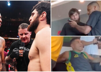 HETSIG STÄMNING mellan Ankalaev och Pereira - SE VIDEON