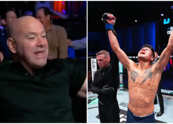 BRUTALA AVSLUTET framför ögonen på Dana White: "GALET"