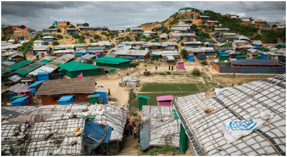 Världens största flyktingläger Cox's Bazar i Bangladesh.