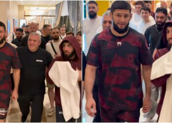 Arman Tsarukyan har Khamzat Chimaev med sig UFC Qatar