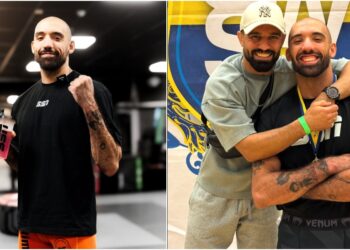 Moe Ahmadi laddar helgens MMA-match med fullt fokus
