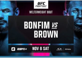 UFC Fight Night: Bonfim vs Brown – Matchkort & svenska tider