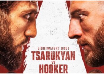UFC Fight Night: Tsarukyan vs. Hooker – Matchkort och svenska tider