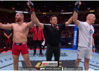 Blachowicz vs Guskov UFC 323 faceoff