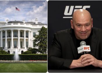 Dana White pa presskonferens efter UFC 324