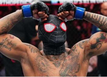Michael Morales UFC fighter under match