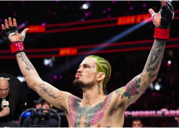 Sean OMalley efter match pa UFC 324