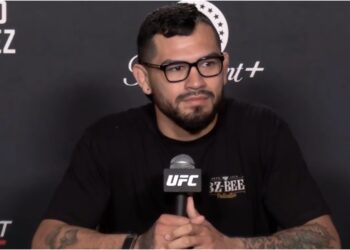 Anthony Hernandez under match i UFC