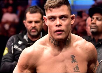 Caio Borralho under UFC-match