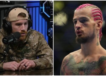 Cory Sandhagen under UFC-match i oktagonen