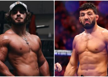 Georgio Poullas och Arman Tsarukyan fore match