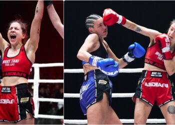 Lisa Melin Johansson i thaiboxningsring