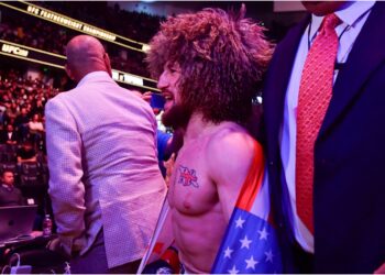 Merab Dvalishvili under match i UFC