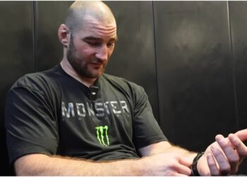 Sean Strickland under UFC presskonferens