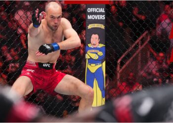 Uros Medic under match i UFC Houston