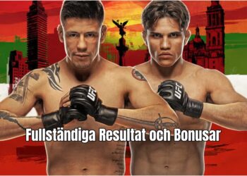 Brandon Moreno och Loneer Kavanagh under match i oktagon