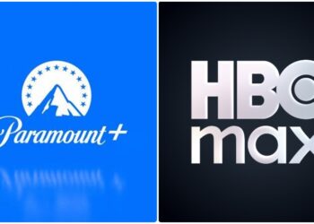 Paramount Plus och HBO Max logotyper