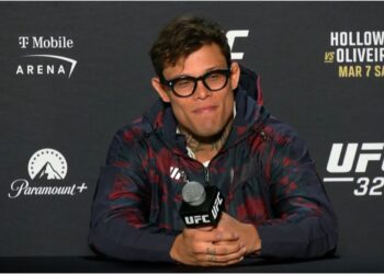 caio borralho under ufc media day intervju