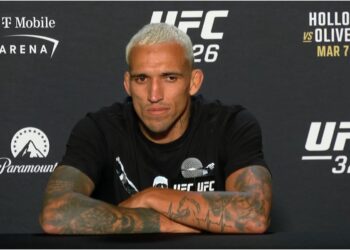 charles oliveira under ufc media day intervju