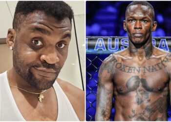 francis ngannou israel adesanya bur match
