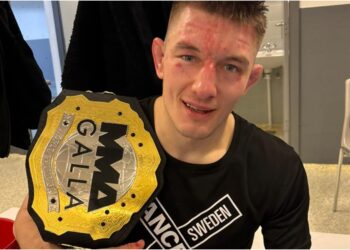 martin corney och miguel haro i slagvaxling bur mma