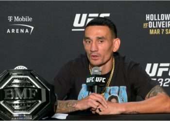 max holloway under ufc media day intervju