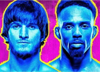 movsar evloev vs lerone murphy ufc london staredown
