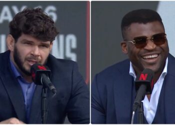 francis ngannou presskonferens mma