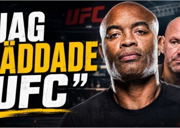 anderson silva och dana white under ufc-event