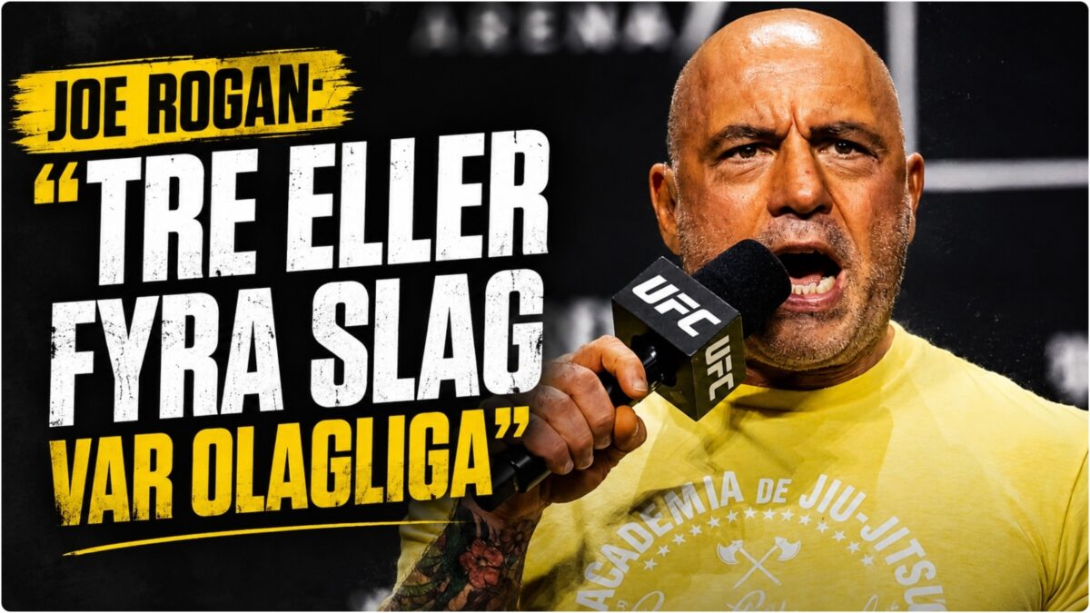 Joe Rogan och Alex Pereira efter UFC-match