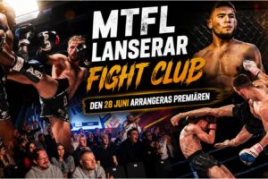 Muay thai-fighters under match pa MTFL-gala