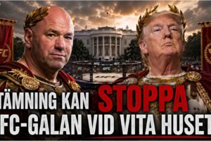 dana white och donald trump vid ufc-event