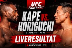 manel kape och kyoji horiguchi under ufc fight night