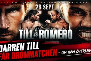 Darren Till och Yoel Romero infor BKFC Manchester