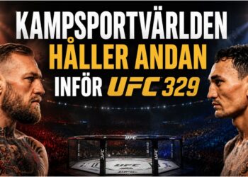Max Holloway under en presskonferens med blicken fäst framåt.